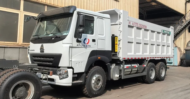 HOWO A7 371HP 6x4 Dump Truck White | Premium Tipper