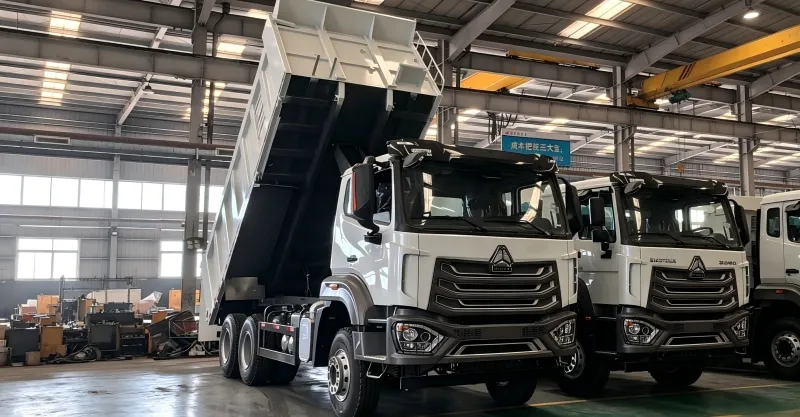 HOWO NX 371HP 6x4 Dump Truck - White Heavy Duty