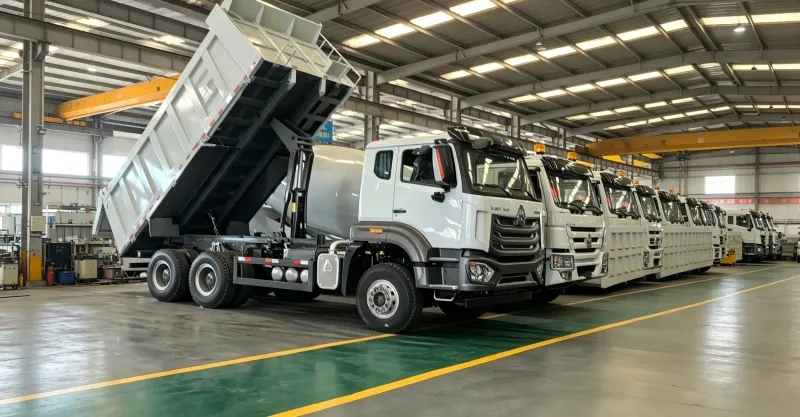 HOWO NX 371HP 6x4 Dump Truck - White Heavy Duty