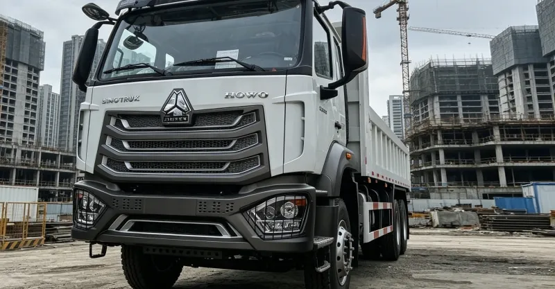 HOWO NX 6x4 Cargo Chassis Truck - White Customizable Base