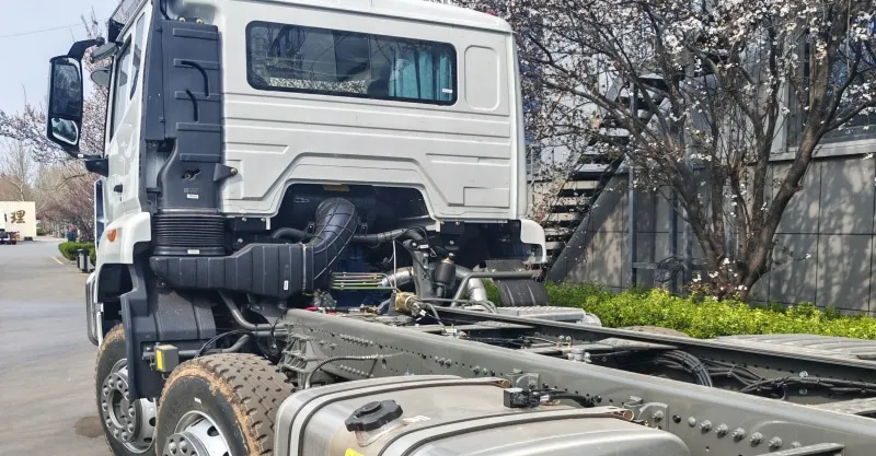 SINOTRUK HOWO NX 8x4 Cargo Chassis | 8.5m White Heavy-Duty Truck Base