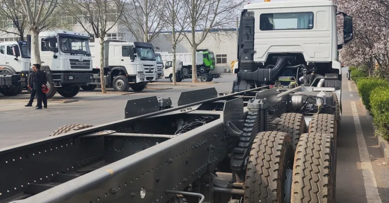 SINOTRUK HOWO NX 8x4 Cargo Chassis | 8.5m White Heavy-Duty Truck Base