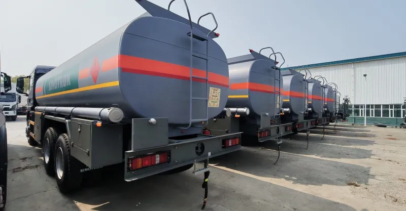 HOWO TX 6x4 Fuel Tanker Truck (Gray)
