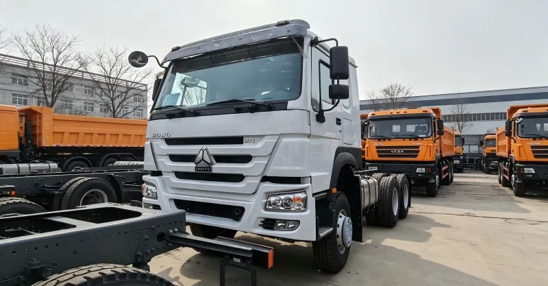 HOWO 6x4 Truck Chassis 371HP | Heavy Duty White
